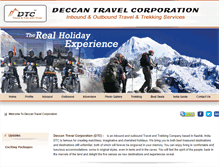 Tablet Screenshot of deccantravel.com